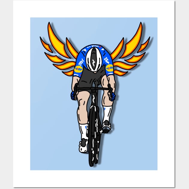 Fabio Jakobsen Tour de France 2022 - Stage 2 Victory Wall Art by p3p3ncil